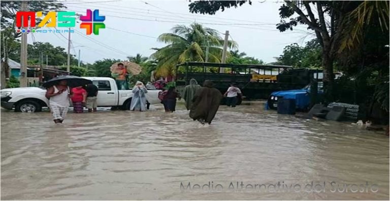 Declaran en emergencia dos municipios de Quintana Roo, por lluvia