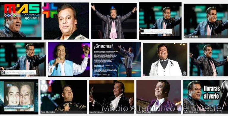 Noticia Día.- Muere a los 66 años Juan Gabriel  «El Divo de Juárez»
