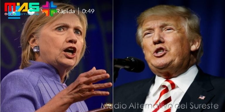 PELIGROSO, Trump alcanza a Clinton en el último sondeo