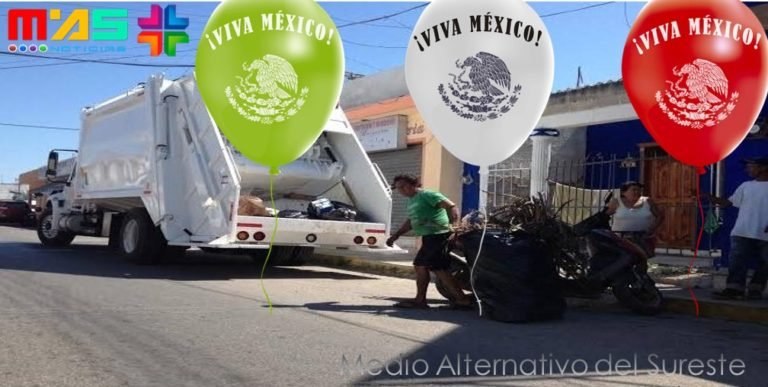 SERVICIO A LA COMUNIDAD. 16 septiembre como laboran los servicios públicos en Mérida