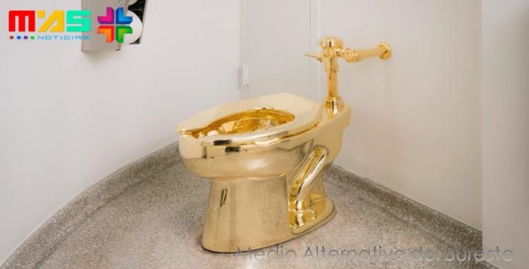 LOCURA, Ya es posible usar el retrete de Oro del Guggenheim de Nueva York
