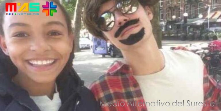 QUE TAL, Justin Bieber, con peluca y bigote postizo