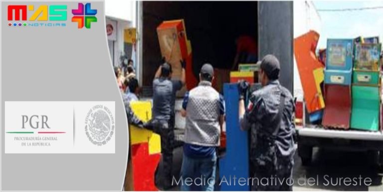 PGR incauta 30 “MINI CASINOS” en Valladolid @PGR_Yuc