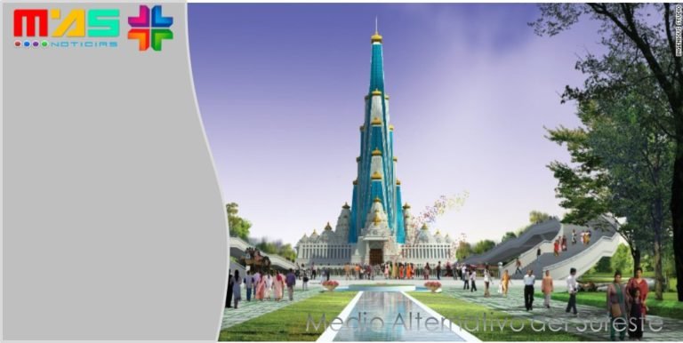 El templo religioso más alto del mundo estará en la India