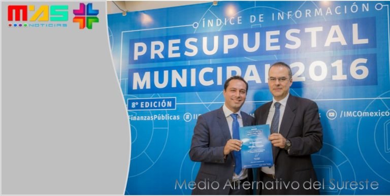 Mérida, primer lugar en el Índice de Información Presupuestal Municipal 2016 del IMCO