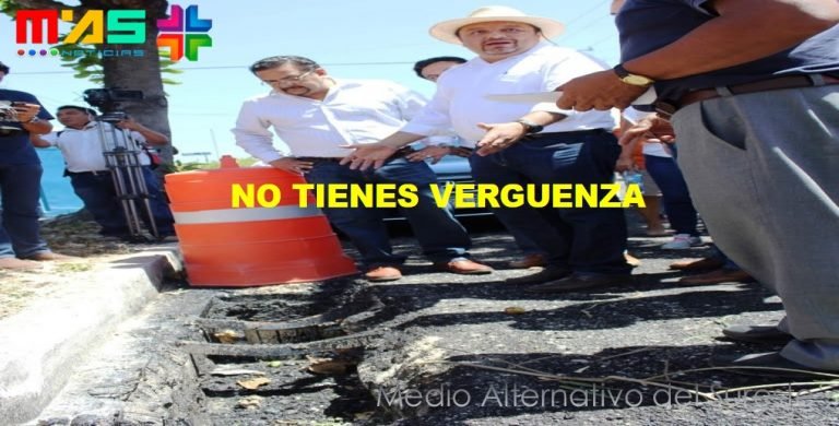 NO TIENE VERGUENZA, Pedirán cuentas sobre la destrucción masiva de calles PRI