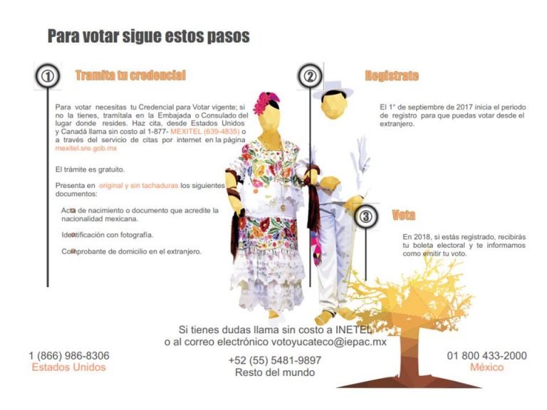 Promueven voto de los yucatecos en el extranjero