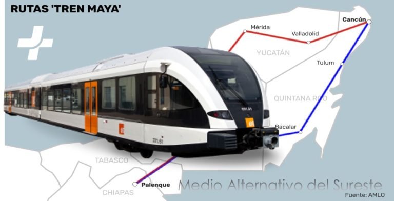 AMLO anuncia que el ‘Tren Maya’ será más extenso, y tendrá inversión privada