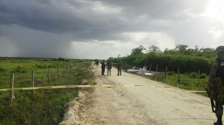 Se desploma avioneta en Campeche