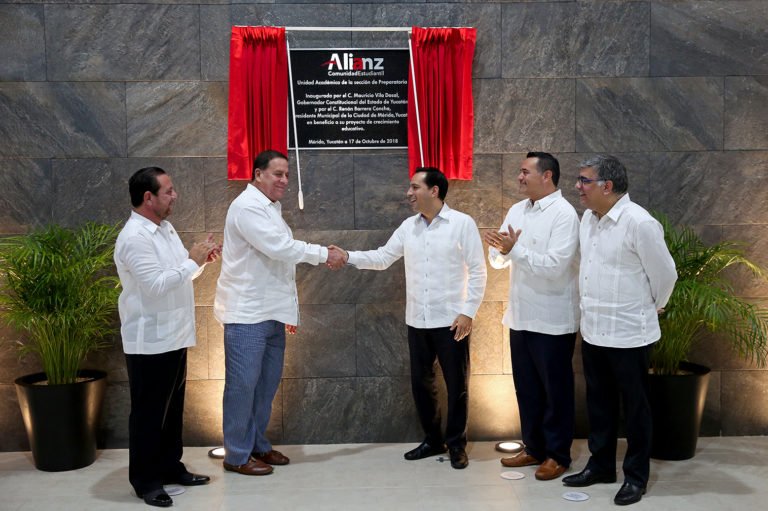 Asiste Gobernador a inauguración de nueva Unidad Académica del colegio Alianz @Mauvila @colegioalianz