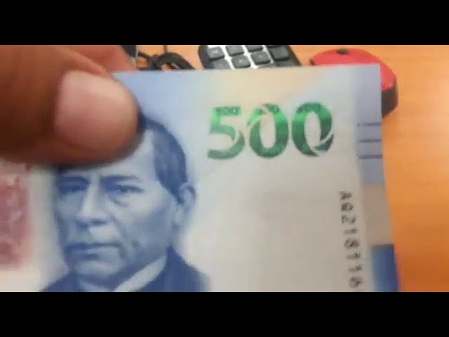 MUCHO CUIDADO, Reportan circulación de billetes falsos de 500 pesos