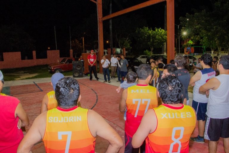 Regresa el basquetbol a Tixpéual tras años de ausencia