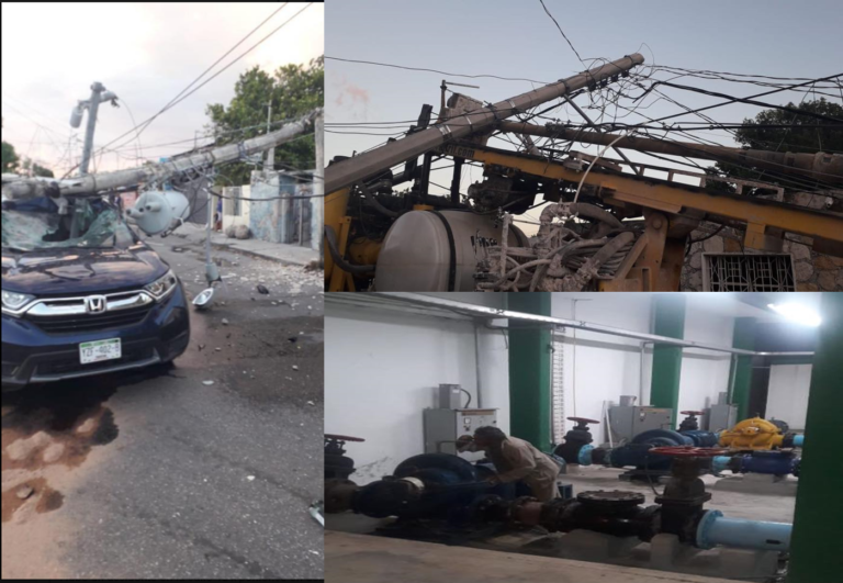 Fuerte accidente deja sin agua potable colonias del Sur de Mérida