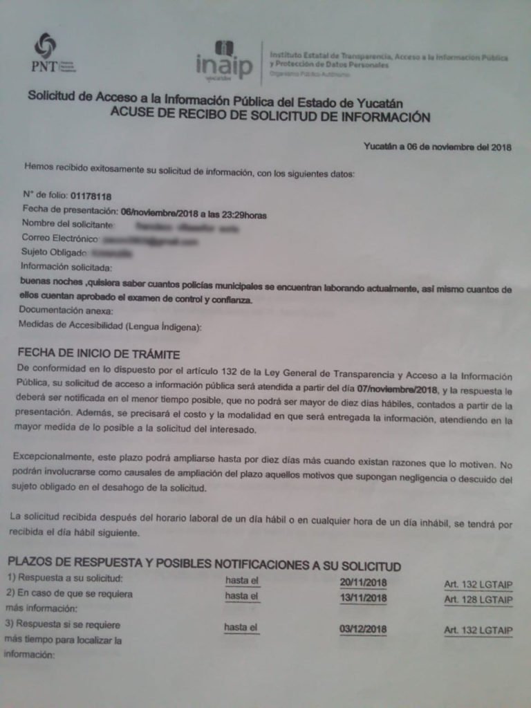 Niega información pública el ayuntamiento de Kanasín