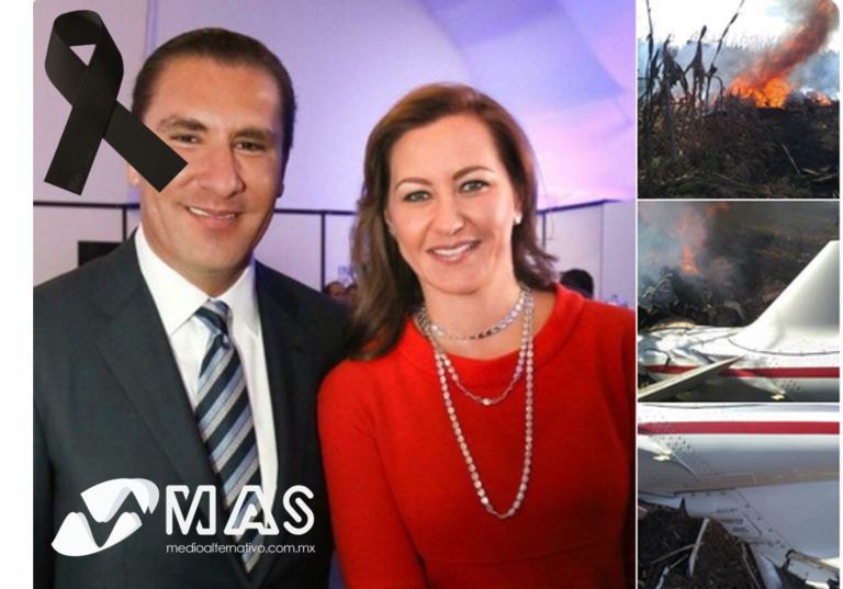 Mueren gobernadora de Puebla y Moreno Valle en accidente aéreo