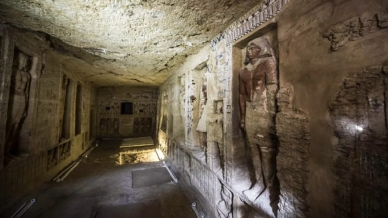 Encuentran tumba de cuatro mil 400 años de antigüedad en Egipto