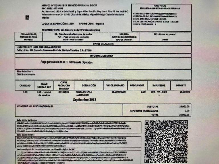 Congreso de la Unión paga 26 mil pesos como renta de casa del diputado Lixa Abimerhi