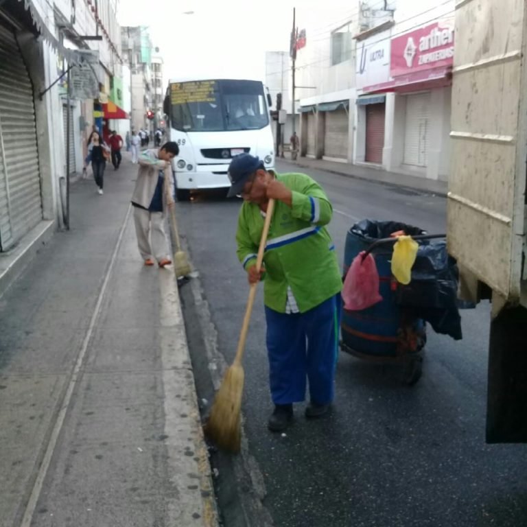 El Centro Histórico de Mérida, amanece libre de basura en las primeras horas del 2019