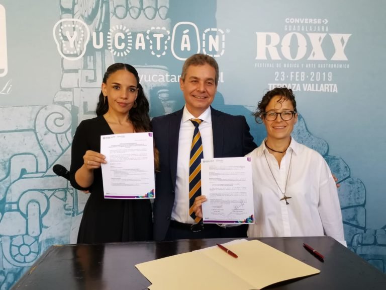 Sefotur promueve Yucatán en Guadalajara, dentro del marco del Festival Roxy