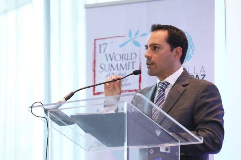 Confirma el Gobernador Mauricio Vila Dosal la presencia de 21 premios Nobel de la Paz para la Cumbre de septiembre