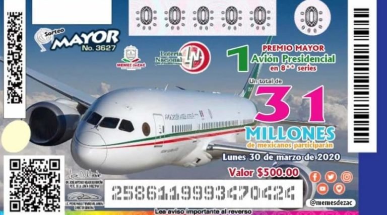 ¡Es oficial!: Se rifará avión presidencial