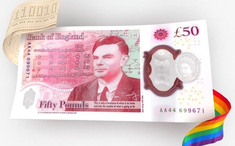 Reino Unido conmemorará el legado de Alan Turing en los nuevos billetes de 50 libras
