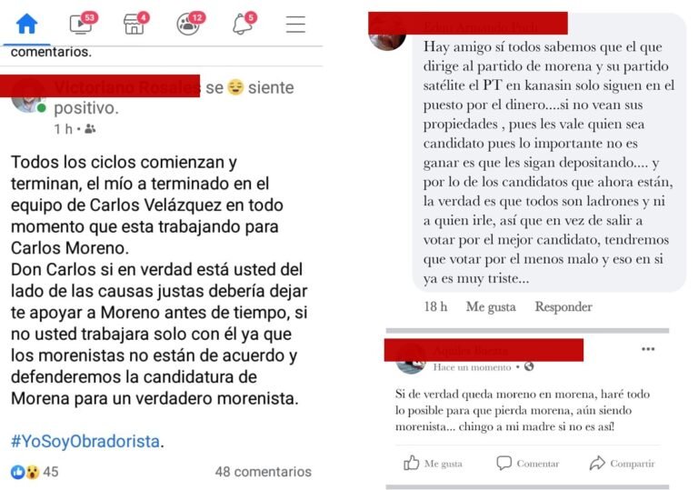 Morenistas en Kanasín se “bajan del barco” por Moreno