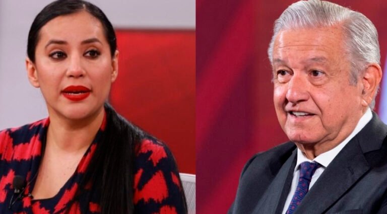 AMLO responde «Amor y Paz» a Sandra Cuevas