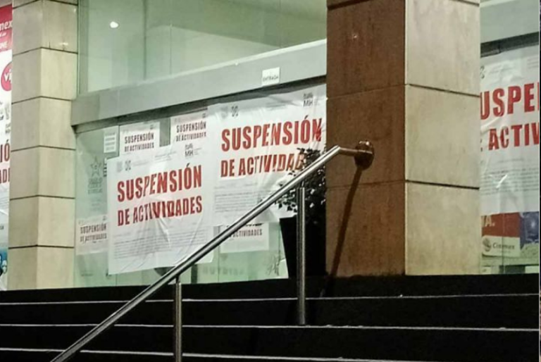 Colocan sellos de suspensión en Plaza Galerías tras evento de 4MIX
