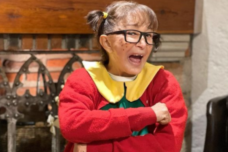 «La Chilindrina» da positivo a COVID; permanece aislada en su casa de Mérida