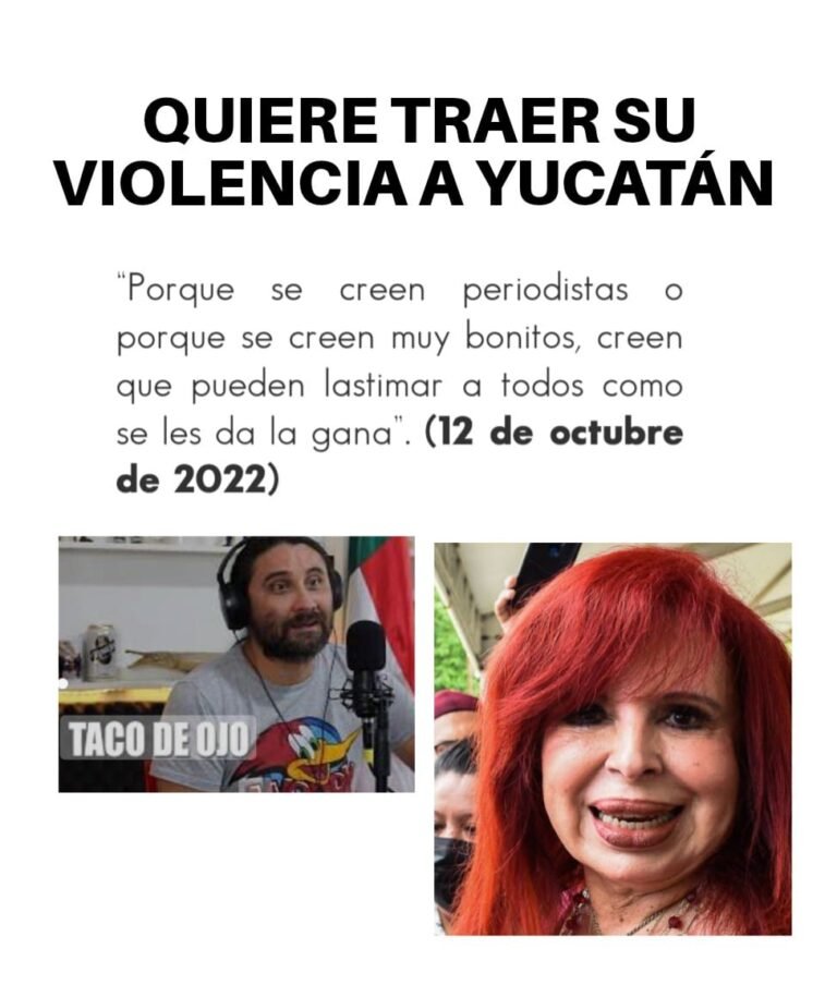 Pareja ataca con arma blanca al comediante yucateco ”Taco de Ojo”