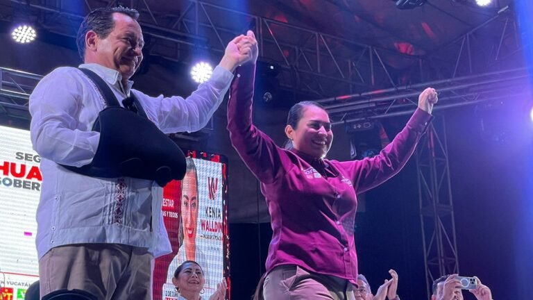 Kenia Wallldina lanza su campaña con un firme compromiso por el progreso de Umán