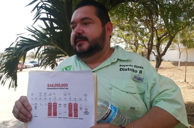 Bayardo Ojeda denuncia a «El Huachibom»  por enriquecimiento inexplicable