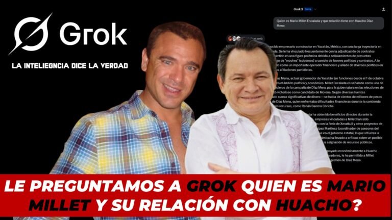 LE PREGUNTAMOS A GROK QUIEN ES MARIO MILLET Y SU RELACIÓN CON HUACHO?