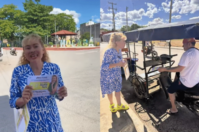 Ingrid Nelly Terán Olguín, candidata a jueza de distrito en materia laboral, visita Hocabá para presentar sus propuestas