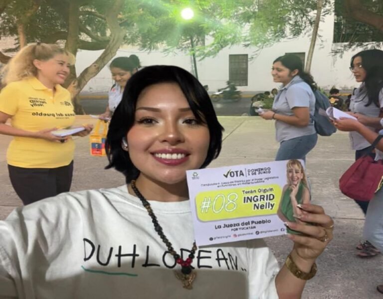 Ingrid Nelly Terán Olguín llama a la juventud a emitir un voto informado: “El Poder Judicial también los respalda”