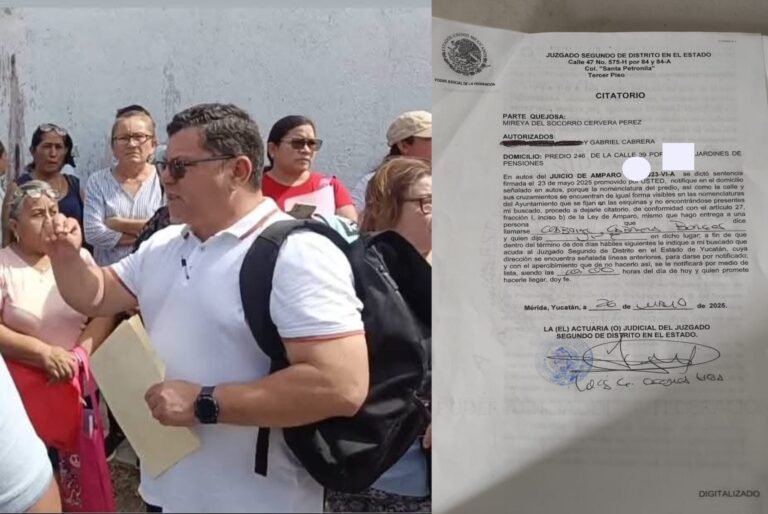 ¡Triunfa la justicia! Jueza frena despojo masivo en Mérida y protege el patrimonio de más de 6 mil familias