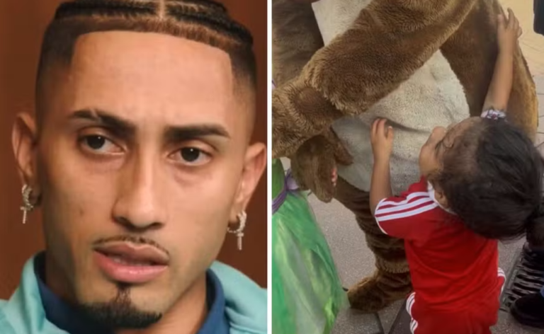 Raphinha, delantero del Barcelona, denuncia racismo de una botarga de Disney: “¿Por qué abrazó a todos los niños blancos y a mi hijo no?”