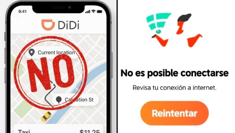 Caída masiva de DiDi en México y a nivel global en miércoles de quincena