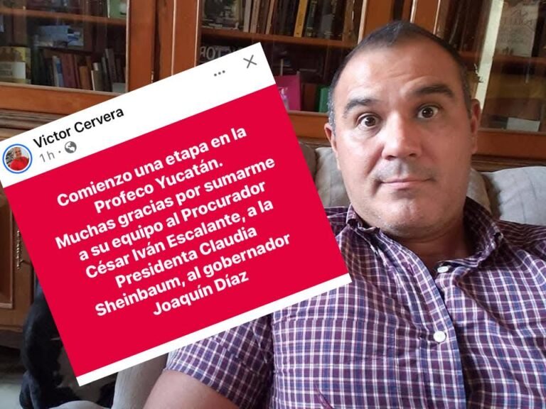Víctor Cervera Hernández, nuevo delegado de Profeco en Yucatán ⚖️