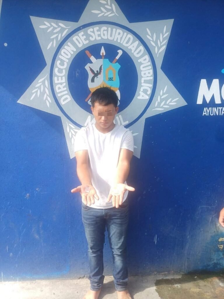 Detienen en Motul a hombre señalado por presunto acoso callejero; le aseguran sustancia con características de droga